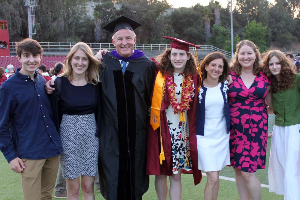 Photo of the Jeffries family at the LCHS Graduation 2022